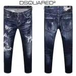 dsquared2 weird limited edition skater jeans wash blue hole